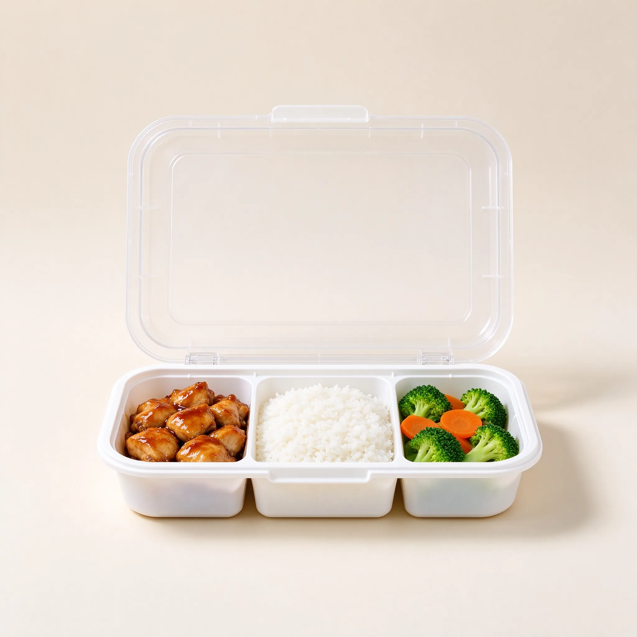3-Compartment Bento Box