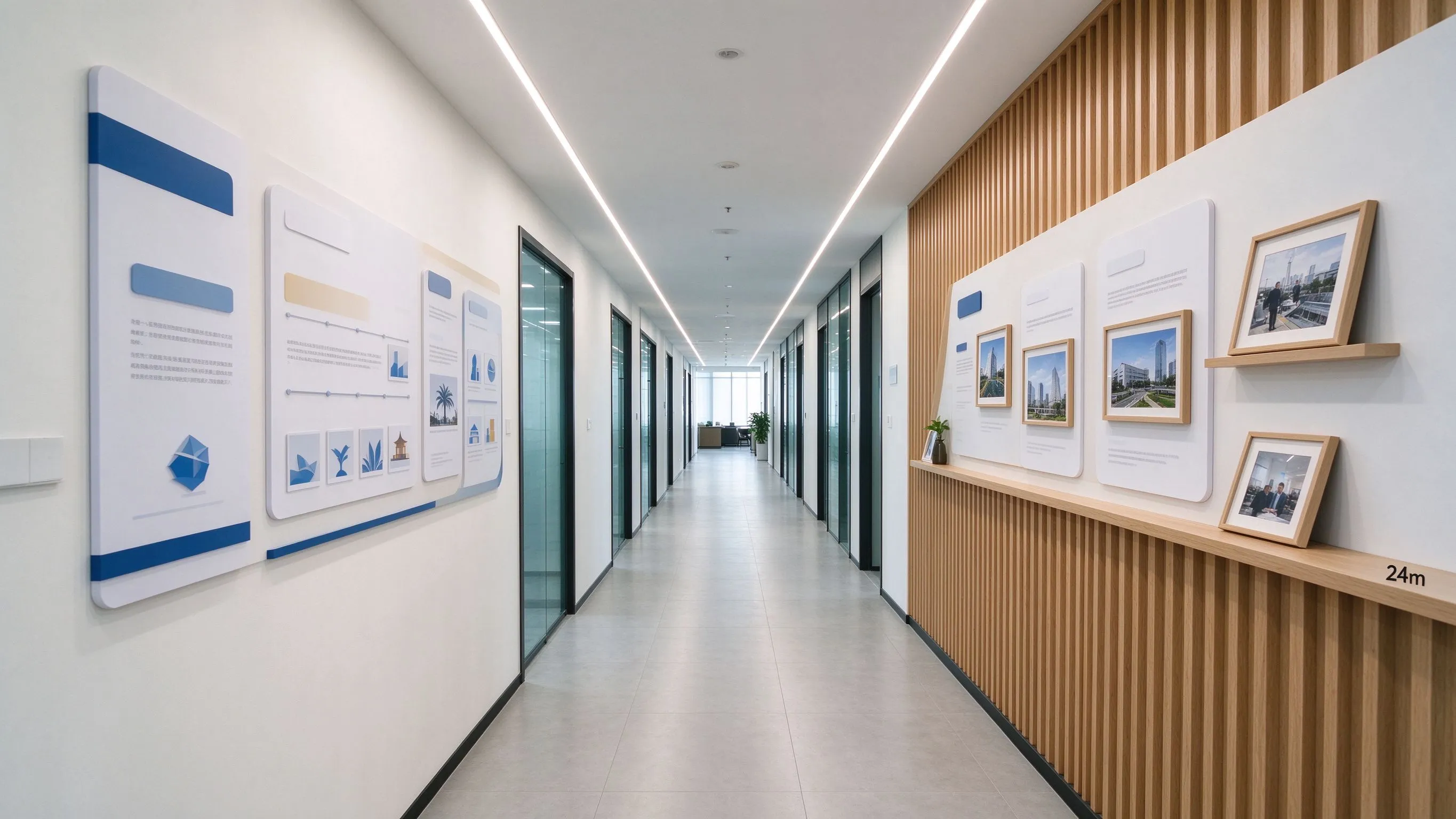 Corridor & culture wall