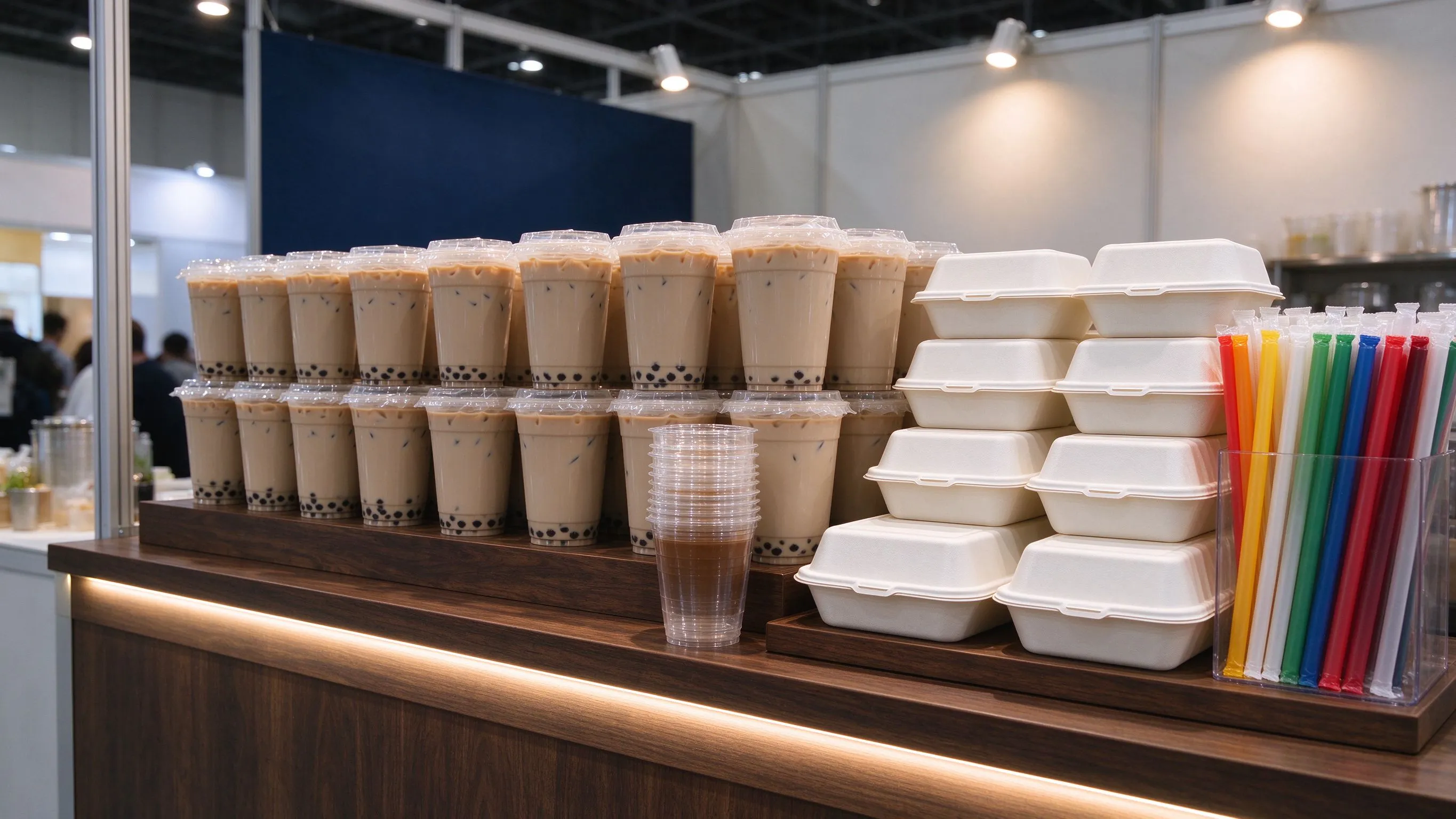 Samples on display